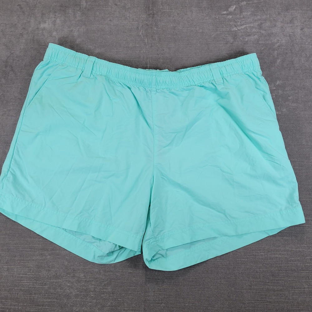 Columbia PFG Mens‎ XXL  Backcast III Shorts Aqua Blue Water Shorts